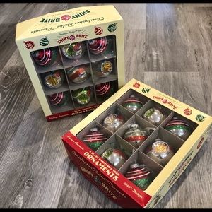 *NIB* Shiny Brite Vintage Christmas Ornaments 🎄